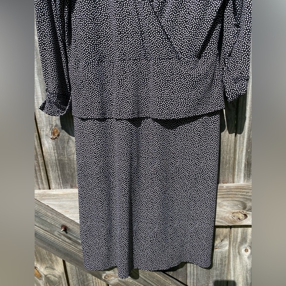 Vintage JBS limited Black and White Patterned Dress - Picture 2 of 7